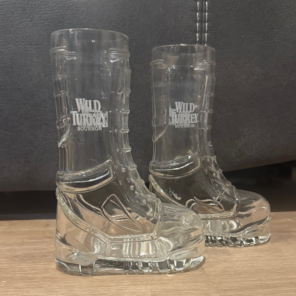 Wild Turkey Boot-Shaped Glasses
